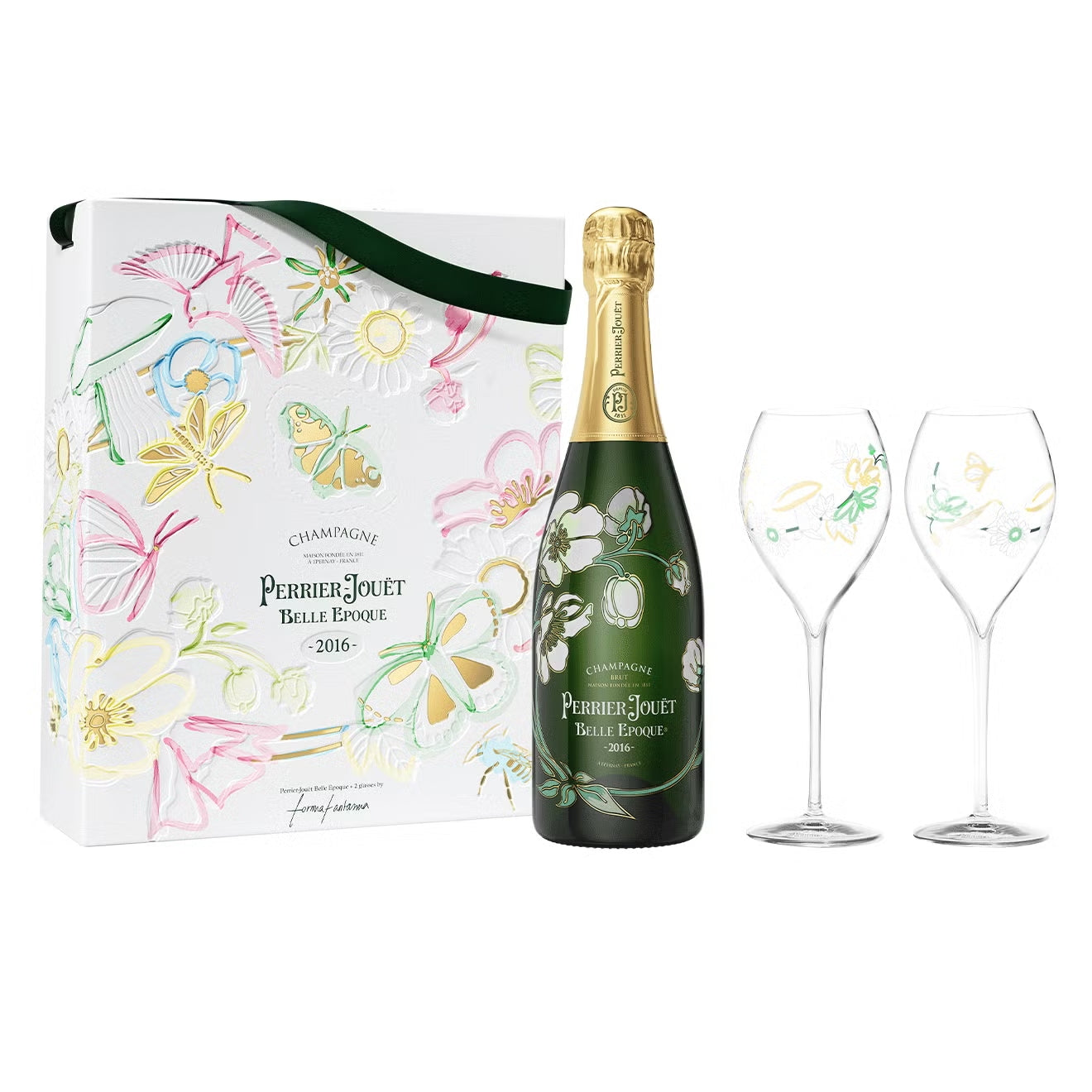 Perrier Jouet Belle Epoque 2016 6本セット Perrier-Jouët Belle Epoque 2016 Twin Flute Gift Pack