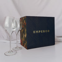 Emperor Crystal Tulips Champagne Glasses Twin Pack