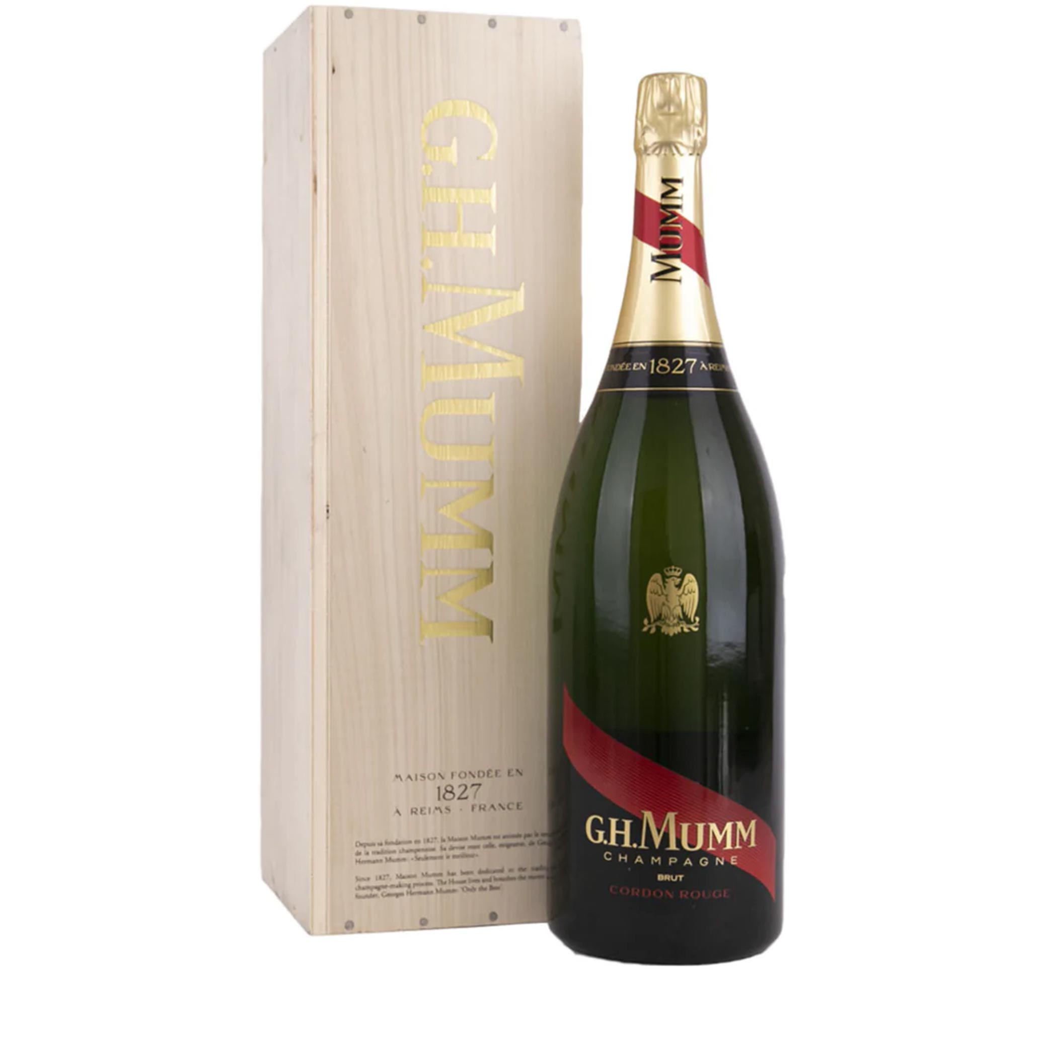 Buy G.H. Mumm Cordon Rouge NV Champagne Jeroboam 3 Litre