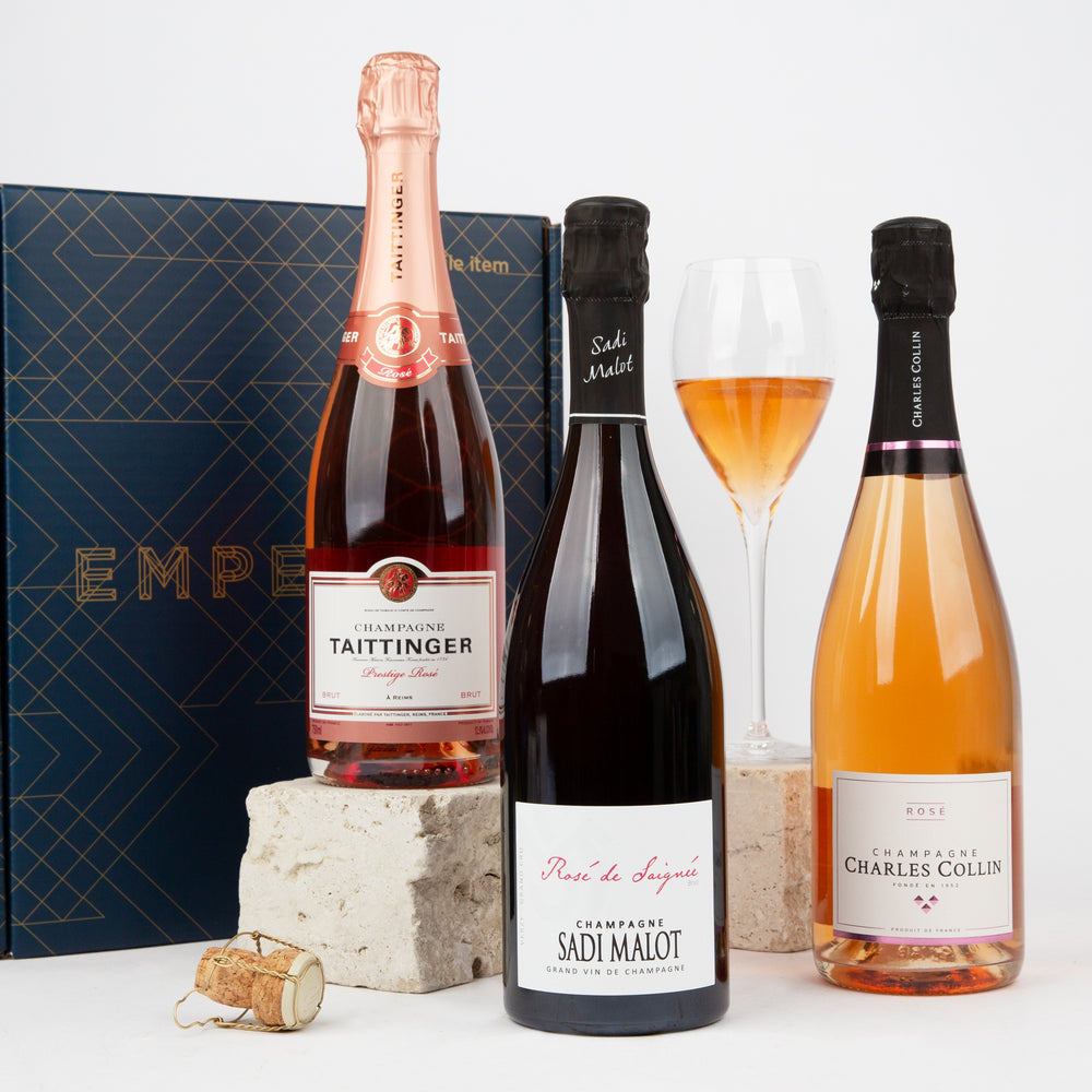 Taittinger & Friends Rosé Champagne Gift Pack