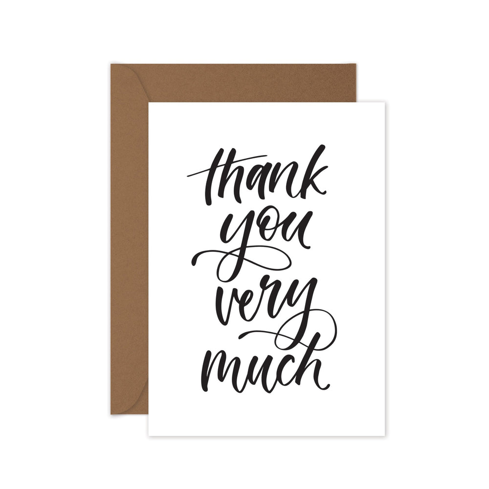 Thank you very much - Card